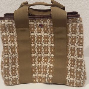 Rue de Verneuil Wool Cabas Tote Bag Made in France-Rare Tweed Edition w/Strap